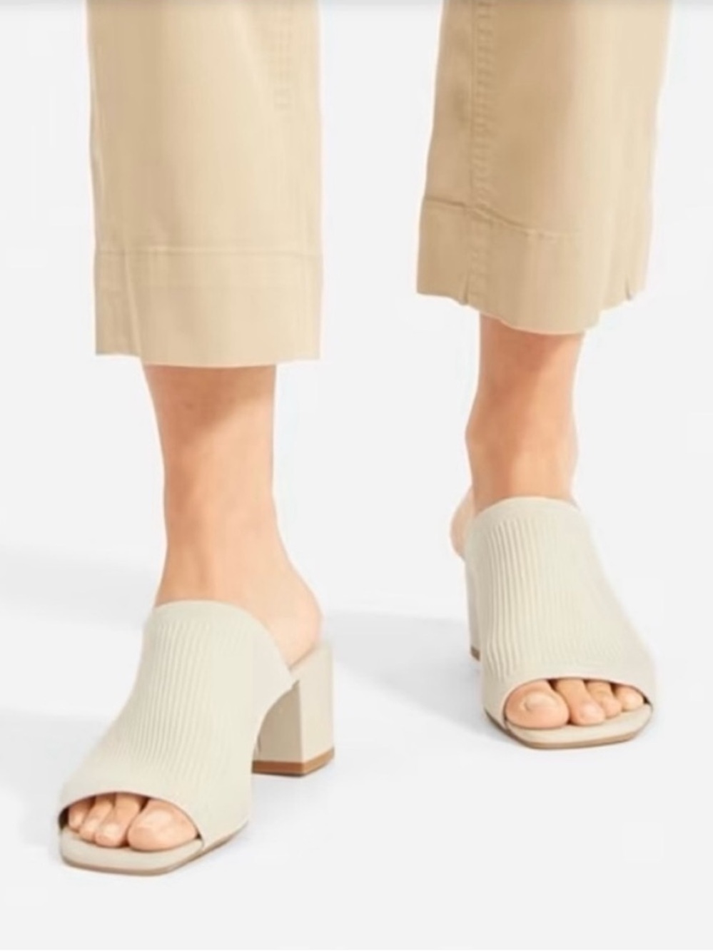 Everlane Shoes 11 Glove Mule ReKnit Bone